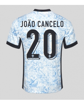 Portogallo Joao Cancelo #20 Maglia Gara Trasferta Repliche Europei 2024